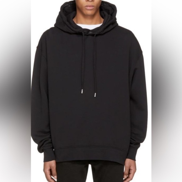 Acne Studios Other - Acne studios yala black cotton fleece hoodie size M